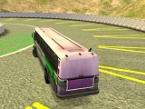 Uphill passenger bus drive simulator offroad bus